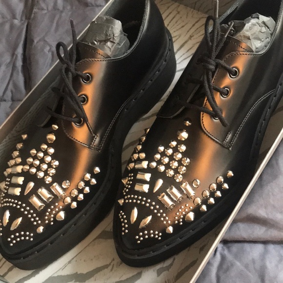 NEW Alexander McQueen Skull Studded Creepers - Picture 2 of 5